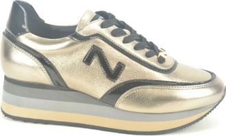 Nathan-Baume Zilver Zwart Runner - Dames - Sneakers - Grijs - 41 EU - Schoenen