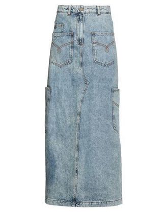 スカート Moschino Long Denim Skirt Moschino Jeans Knee-Length Denim Skirt | Neiman Marcus