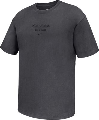 Nike Mens Swoosh Max90 Baseball T-Shirt in Grey | M11766BS25-ANT