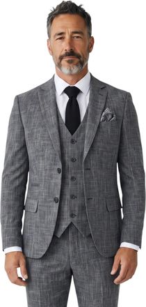 TruClothing Mens Tailored 3-Piece Suit - Classic Formal Style