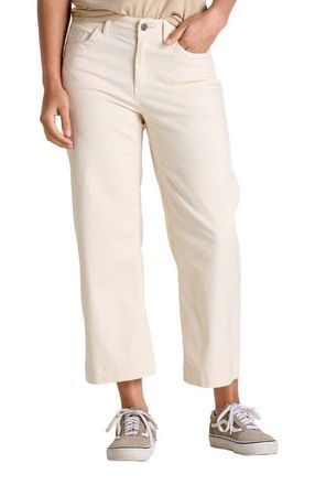 Toad & Co Earthworks Wide Leg Pant in Salt at Nordstrom, Size 16 26