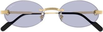 Cartier Premi&egrave;re Zonnebril - unisex - Zonnebrillen - Geel - 53 MM - Accessoires