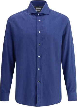 Brunello Cucinelli Uomo, Magliette, Blu, L, new