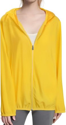 Generic ladies packaway waterproof jacket Womens Full Zipper Sun Shirts with Hoodies Long Sleeve Outdoor Hiking Rain Jackets UPF 50+ Sun Protection Athletic R