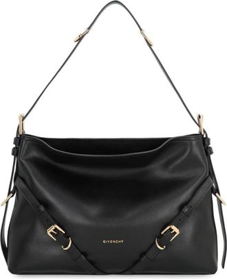 Givenchy Medium Hobo Tas - Dames - Schoudertassen - Zwart - ONE Size - Leer - Tassen