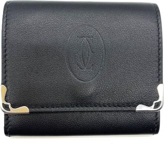 Cartier Leather Coin Purse/Coin Case (Pre-Owned)