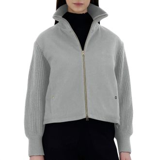Herno Bomber Jacket In Cashmere Grey