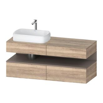 Duravit Qatego Consola Mueble Bajo Lavabo, 2 Extensiones, 2 - Duravit