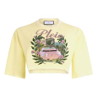 Philipp Plein Donna, Top, Giallo, M, new
