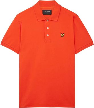 Lyle & Scott Effen Polo Shirt - Heren - Polos - Oranje - L - Katoen - Tops