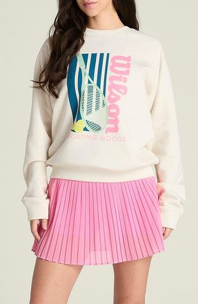 Wilson Classic Graphic Sweatshirt in Sandrift at Nordstrom, Size X-Small