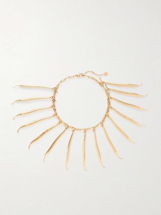 Jacquemus Collana In Metallo Dorato Le Collier Haricots - Oro