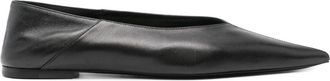 Saint Laurent Nour ballerina shoes - women - Calf Leather/Calf Leather/Calf Leather - 36 - Black