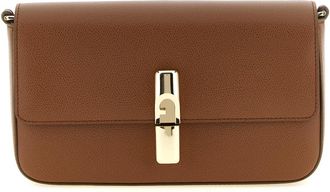 Furla Tassen, Dames, Bruin, ONE Size, Leer, Iride S Crossbody Bag