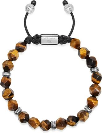 Nialaya Bracciale con perline - Argento