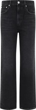 Citizens Of Humanity Delfina Straight Jeans - Dames - Regular Fit Jeans - Zwart - W24 - Katoen - Jeans