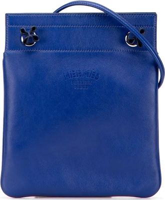 Hermès Borsa a spalla Aline mini in pelle Swift 2019 - Blu