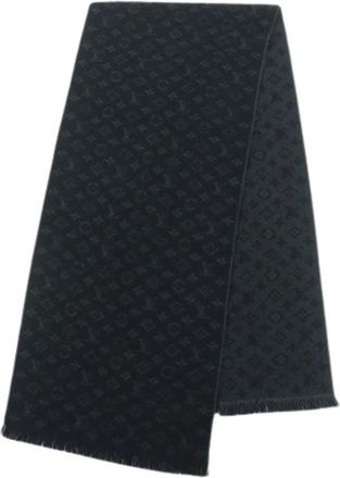 Louis Vuitton Pre-owned Monogram Stole - Heren - Vintage Accessoires - Zwart - ONE Size - Wol - Vintage