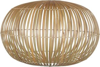 MisterWils Pantalla Lámpara De Ratán Josefina - Natural - 42x65x65