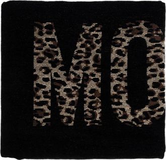 Moschino Home, Heren, Zwart, ONE Size, Katoen, Strandlaken van badstof