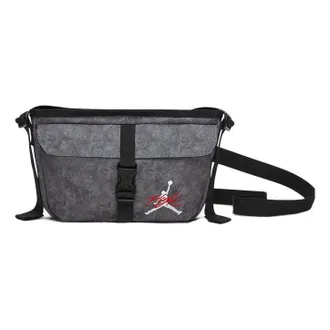 Nike Jordan Mens Air Jordan Portable Large Capacity Messenger Bag Shoulder Bag Black DV5312-011