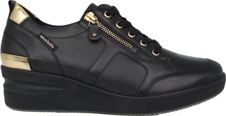 Mephisto Wide Fit Dames Sneakers - Zwart - Dames - Sneakers - Zwart - 35 1/2 EU - Schoenen