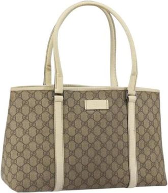 Gucci Pre-owned Tote Bags, female, Beige, Size: ONE SIZE Pre-owned Plastic Tote Bag