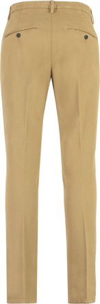 Dondup Mens Gaubert Cotton Chino Trousers Camel Elastane Chinos