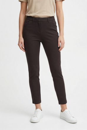 KjBrand Jerseyhose KJBRAND Jenny, Damen, Gr. 42, N-Gr, schwarz, Web, Obermaterial: 50% Polyester, 45% Viskose, 5% Elasthan, figurbetont kn&ouml;chellang, Hosen Jer