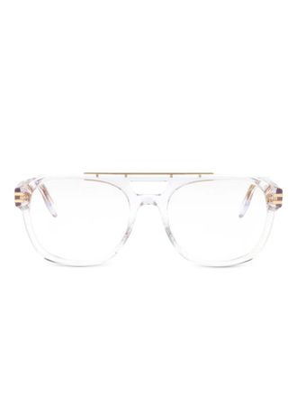 Marc Jacobs Bril met vierkant montuur - Wit