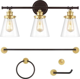 Jonathan Y Designs Jonathan Y Hollis Vanity Light Set