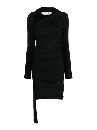 Off-white Off-white vi-crepe mini dress