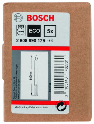 Bosch Cincel Puntiagudo Sds Max 600 Mm Bosch 2608690129
