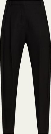 Lanvin Virgin Wool Cigarette Trousers