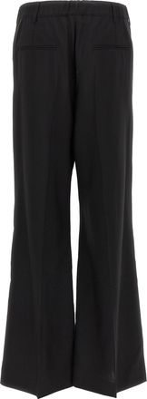 Marni Mens Black Virgin Wool Casual Pants