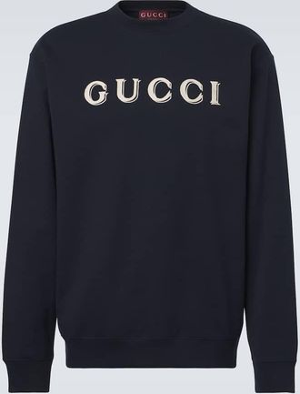 Gucci Logo cotton jersey sweatshirt