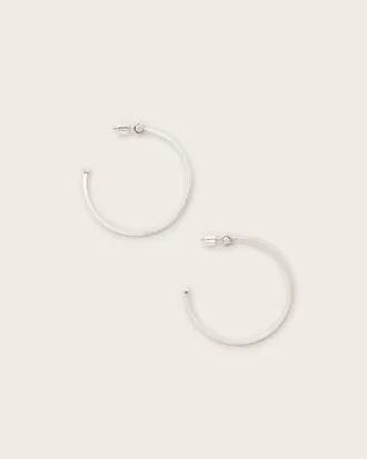 AllSaints Toggle Large Hoop Earrings