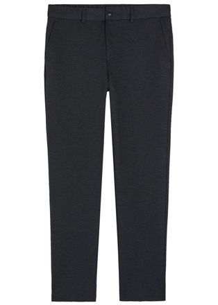 BOSS Boss Tapered-leg Piqu&eacute; Jersey Trousers - Navy - 54 (W38 / Xxl)