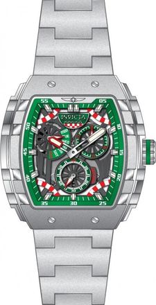 Invicta Invicta Racing Gunmetal and Green and Grey Dial Mens Watch 49219