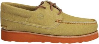 Timberland 3-gaats veterschoenen - Heren - Veterschoenen - Groen - 44 1/2 EU - Leer - Schoenen