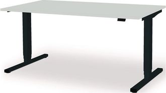 Mauser Mauser - Bureau &Agrave; Levier H650-1250xl1600xp800mm Gris Anthracite/gris Clair &Eacute;lectr
