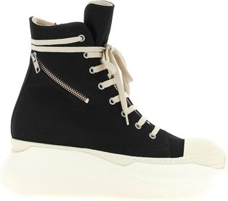 Rick Owens Black High-top Sneakers