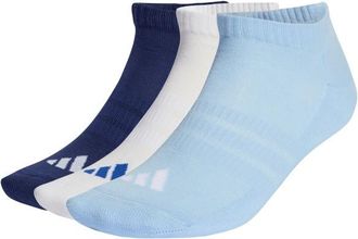 adidas Cushioned Essential Low Cut 3-Pack Multifunktionssocken f&uuml;r Herren | blau
