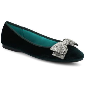 Birdies The Hummingbird Jewelry Bow Loafer in Royal Green at Nordstrom, Size 7.5