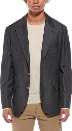 Brunello Cucinelli Wool & Linen-Blend Blazer