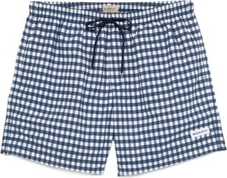 Woolrich Zwemshorts met elastische tailleband - Heren - Strandmode - Blauw - L - Badmode