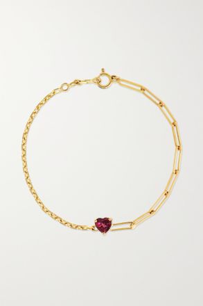 Yvonne Léon Bracciale In Oro 18 Carati Con Rodolite