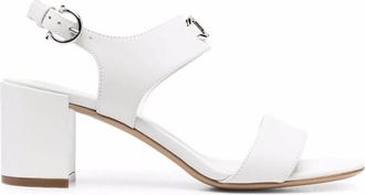 Ferragamo 55Mm Gancini Logo-Plaque Sandals