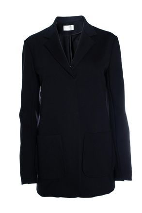 The Row black blazer jacket with slide closure