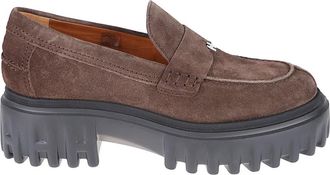 Hogan H700 Loafers - Dames - Loafers - Bruin - 36 EU - Leer - Schoenen